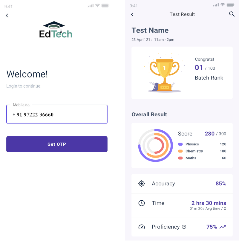 EdTech Solution | MAUI | Android | iOS